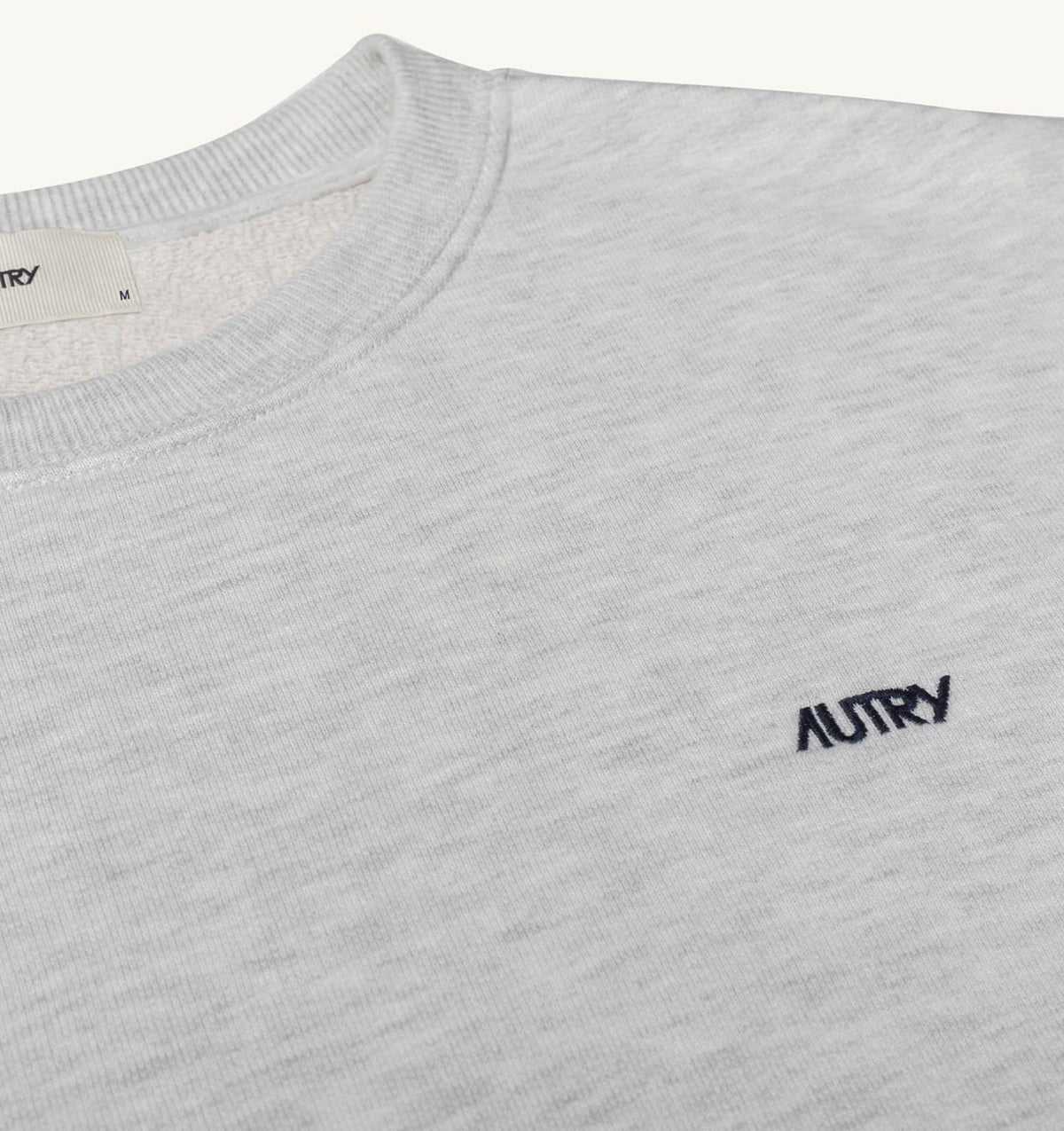 AUTRY EMBROIDERED LOGO CREWNECK SWEATSHIRT WOMAN