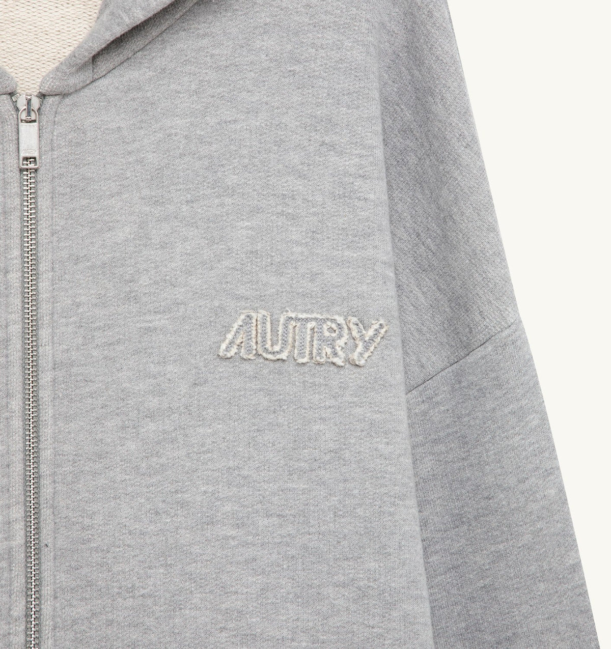 AUTRY TONAL LOGO FULL ZIP HOODIE UNISEX