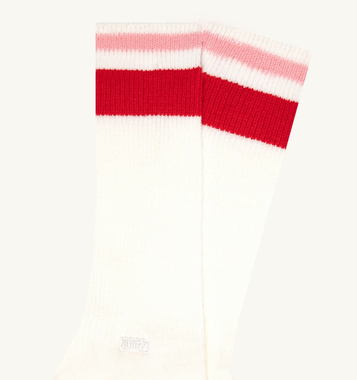 AUTRY SOCKS WITH LOGO AND STRIPES UNISEX