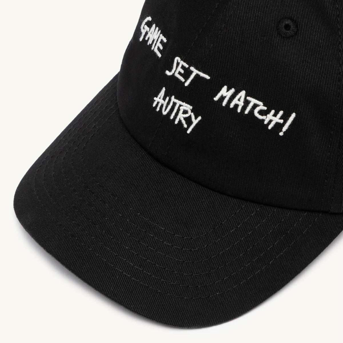 AUTRY 'GAME SET MATCH!' BASEBALL CAP UNISEX