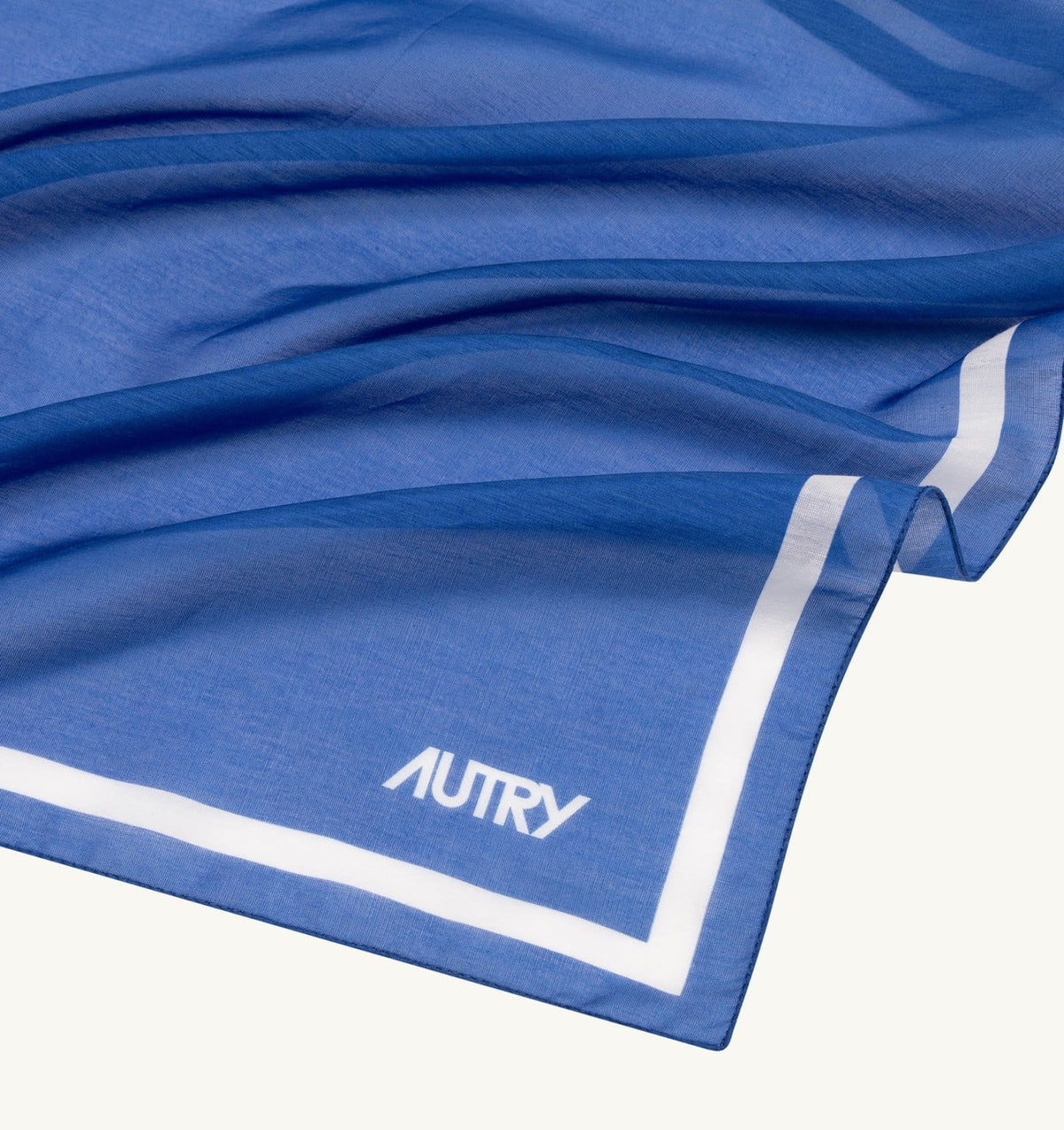 AUTRY FOULARD SCARF IN COTTON AND SILK UNISEX