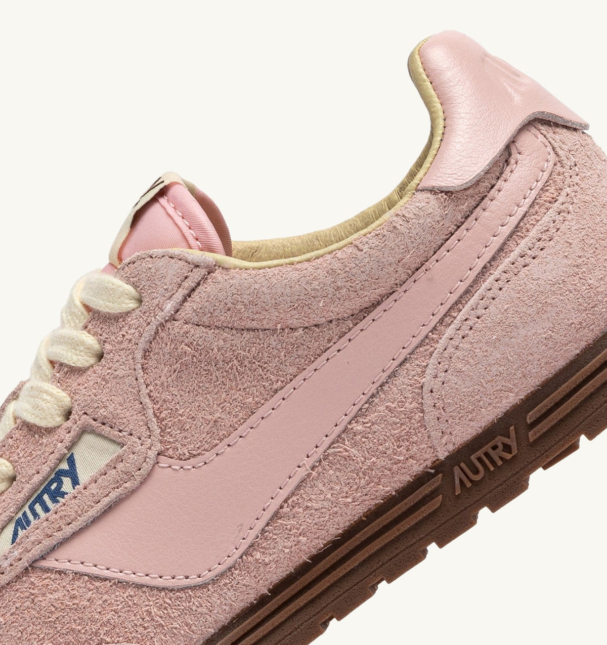AUTRY WINDSPIN SNEAKERS IN ROSEMARY SUEDE AND LEATHER