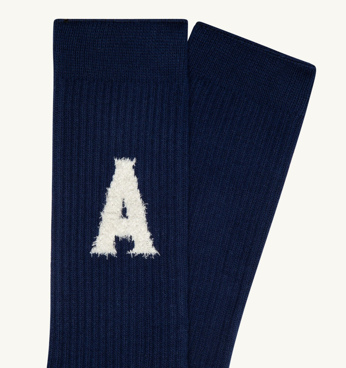 AUTRY RIBBED SOCKS WITH JACQUARD LOGO UNISEX