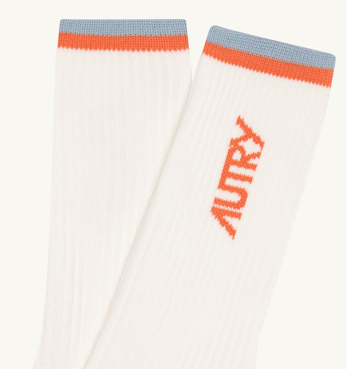 AUTRY JACQUARD STRIPED SOCKS WITH LOGO UNISEX