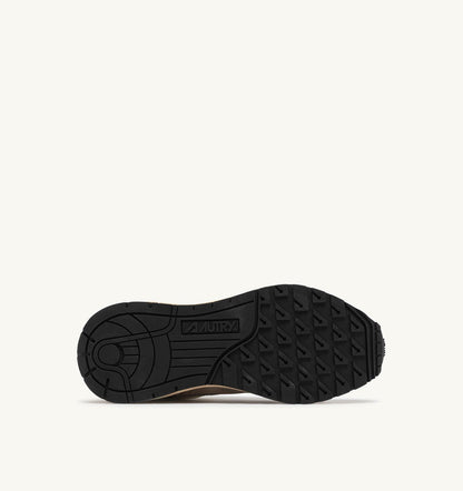 AUTRY REELWIND SUPER VINTAGE SNEAKERS IN WOODSMOKE AND WHITE SUEDE AND NYLON