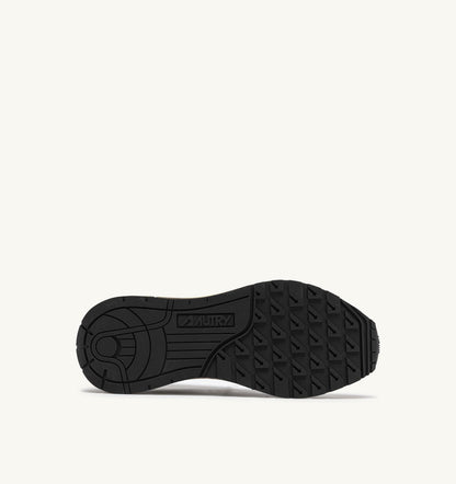 AUTRY REELWIND SUPER VINTAGE SNEAKERS IN WHITE AND BLACK SUEDE AND NYLON