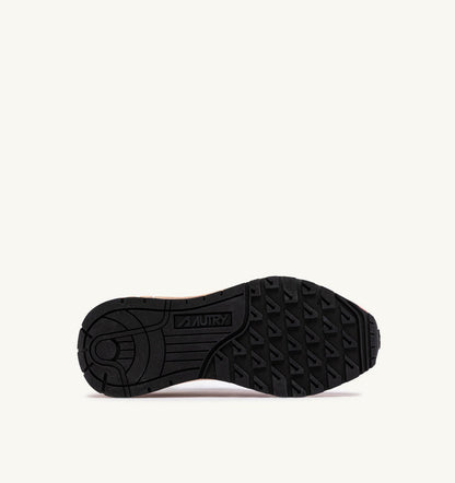 AUTRY REELWIND SUPER VINTAGE SNEAKERS IN WHITE AND PINK SUEDE AND NYLON