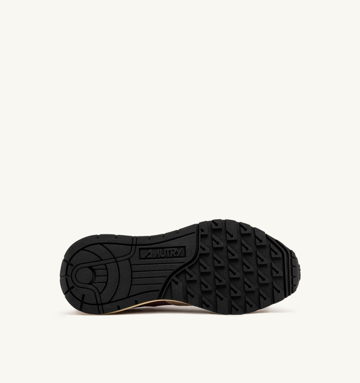 AUTRY REELWIND LOW SNEAKERS IN NYLON SUEDE AND LEATHER COLOR ROSE AND DESERT SAND