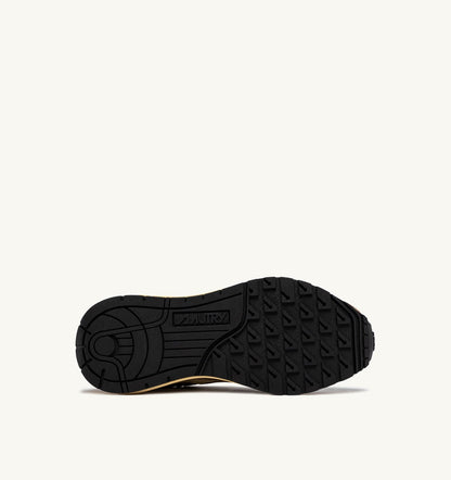 AUTRY REELWIND LOW SNEAKERS IN CROC AND RUTABAGA NYLON AND SUEDE
