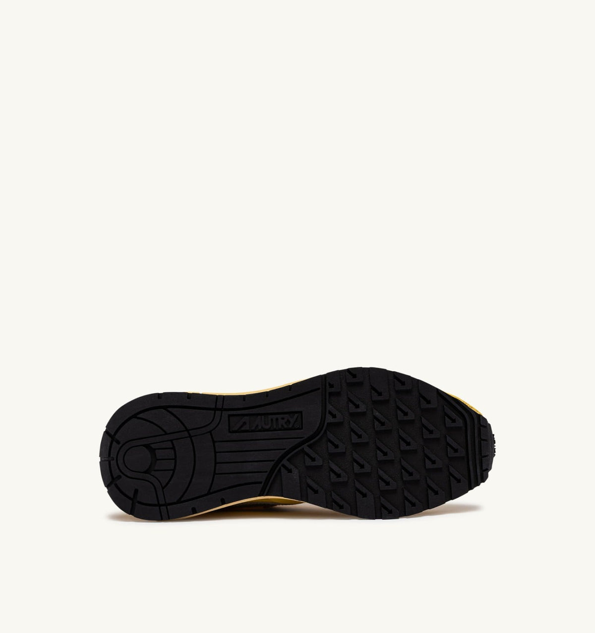 AUTRY REELWIND LOW SNEAKERS IN POPCORN AND VAPOR NYLON AND SUEDE