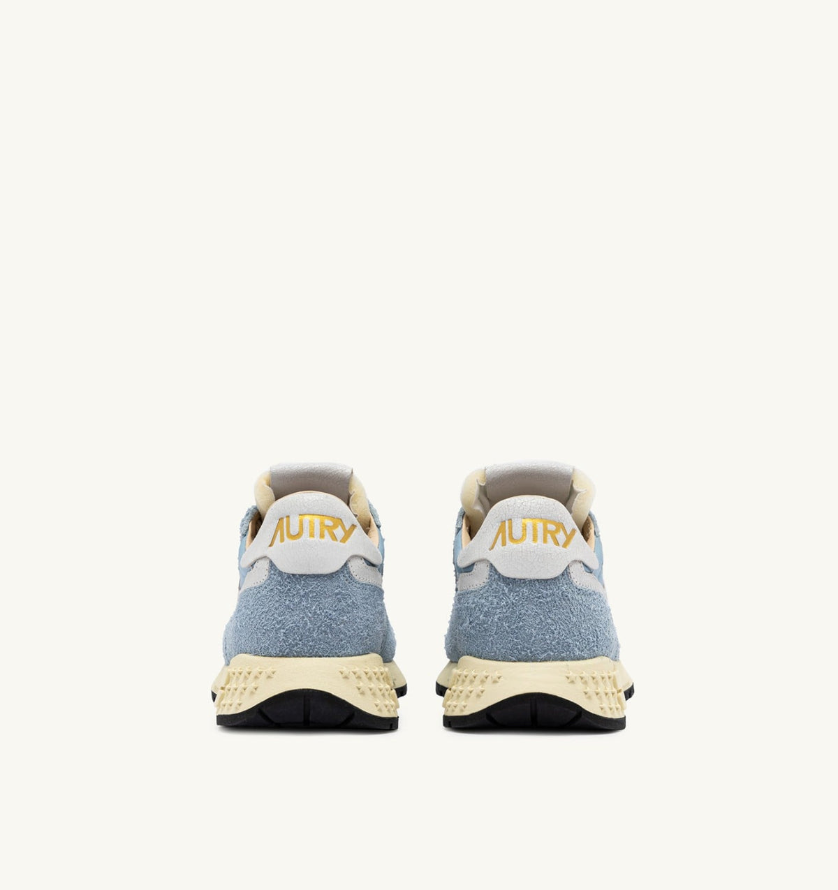 AUTRY REELWIND LOW SNEAKERS IN CELESTIAL BLUE NYLON AND SUEDE