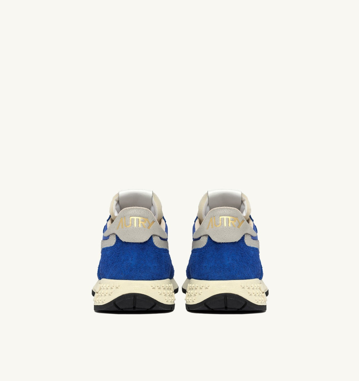 AUTRY REELWIND LOW SNEAKERS IN BLUE NYLON AND SUEDE