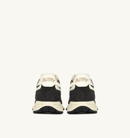 AUTRY REELWIND LOW SNEAKERS IN PEAT AND NUT SUEDE AND NYLON