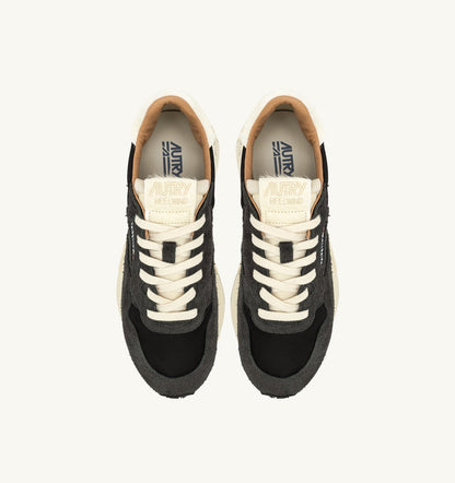 AUTRY REELWIND LOW SNEAKERS IN PEAT AND NUT SUEDE AND NYLON
