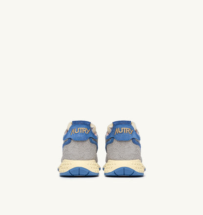 AUTRY REELWIND LOW SNEAKERS IN NYLON AND SUEDE COLOR VAPOR AND DELLA ROBBIA BLUE