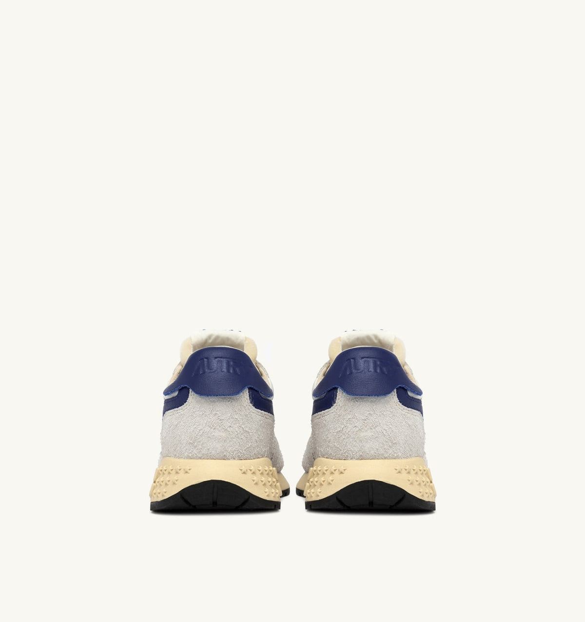 AUTRY REELWIND LOW SNEAKERS IN NYLON AND SUEDE COLOR WHITE AND LIMOGES