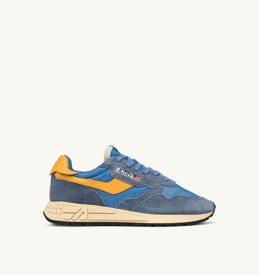 AUTRY REELWIND LOW SNEAKERS IN NYLON AND SUEDE COLOR CENBLE AND GOLD FUSION