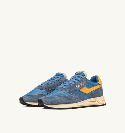 AUTRY REELWIND LOW SNEAKERS IN NYLON AND SUEDE COLOR CENBLE AND GOLD FUSION