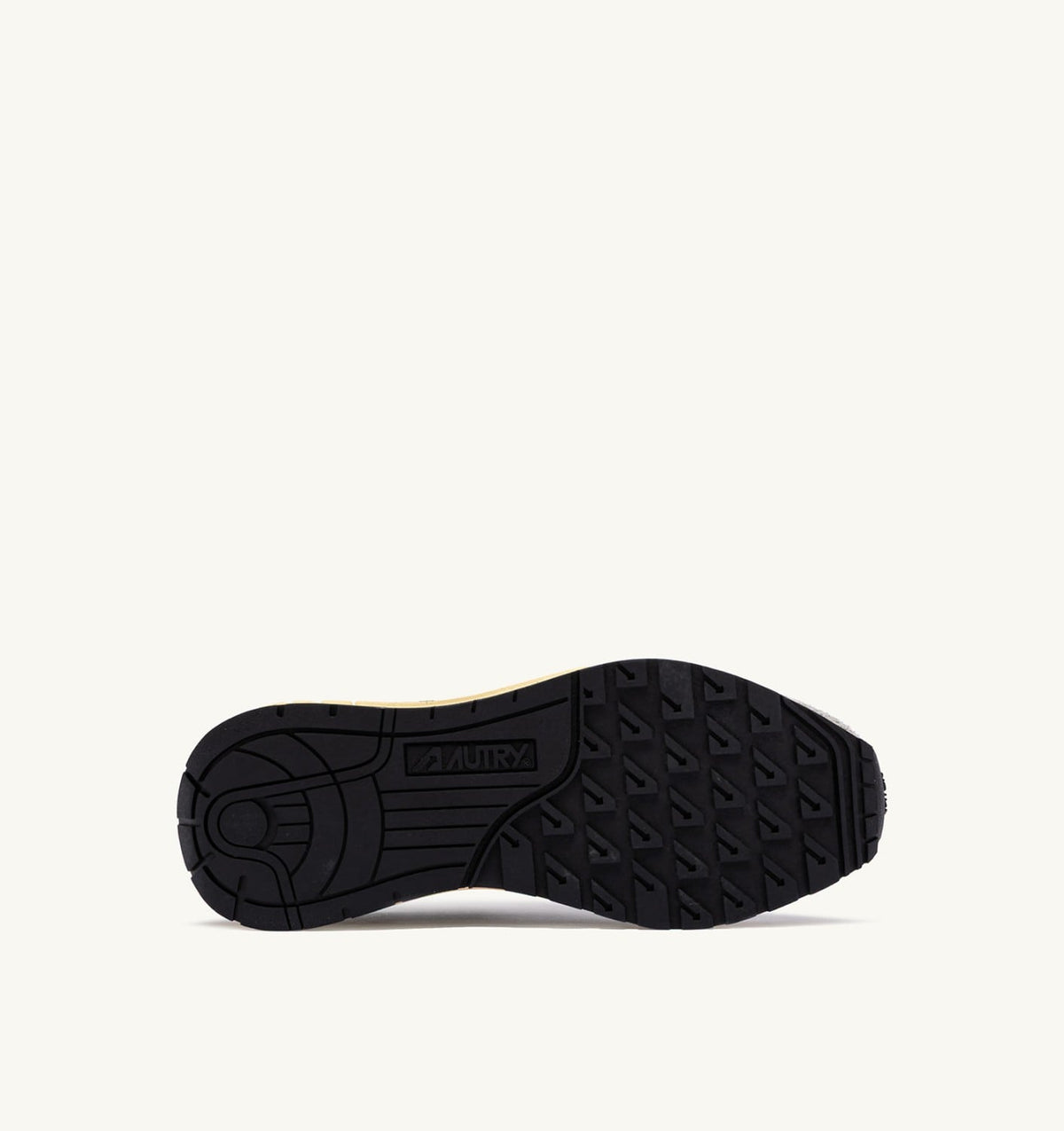 AUTRY REELWIND LOW SNEAKERS IN PISTACHIO AND BLACK NYLON AND SUEDE