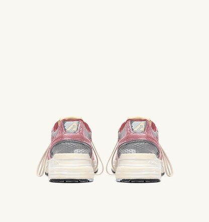 AUTRY HYPERWAY SUPER VINTAGE SNEAKERS IN BABOL AND SILVER SUEDE