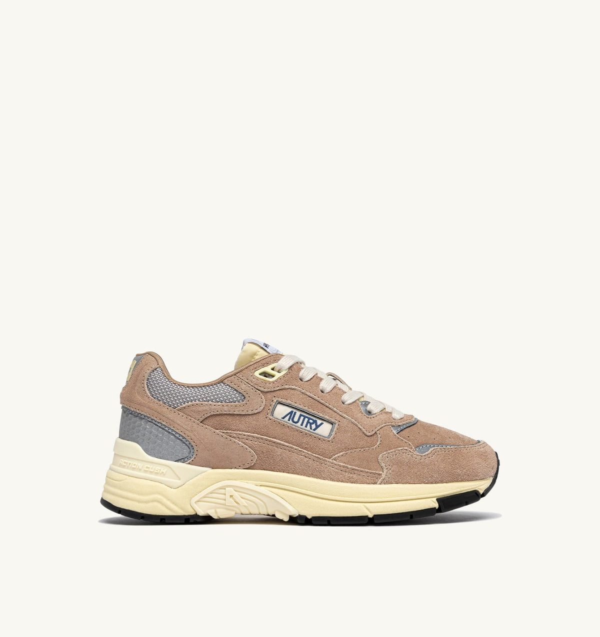 AUTRY HYPERWAY SNEAKERS IN SOUTHERN MOONLIGHT AND SILVER MESH AND SUEDE