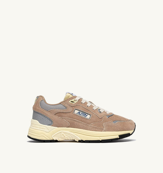 AUTRY HYPERWAY SNEAKERS IN SOUTHERN MOONLIGHT AND SILVER MESH AND SUEDE