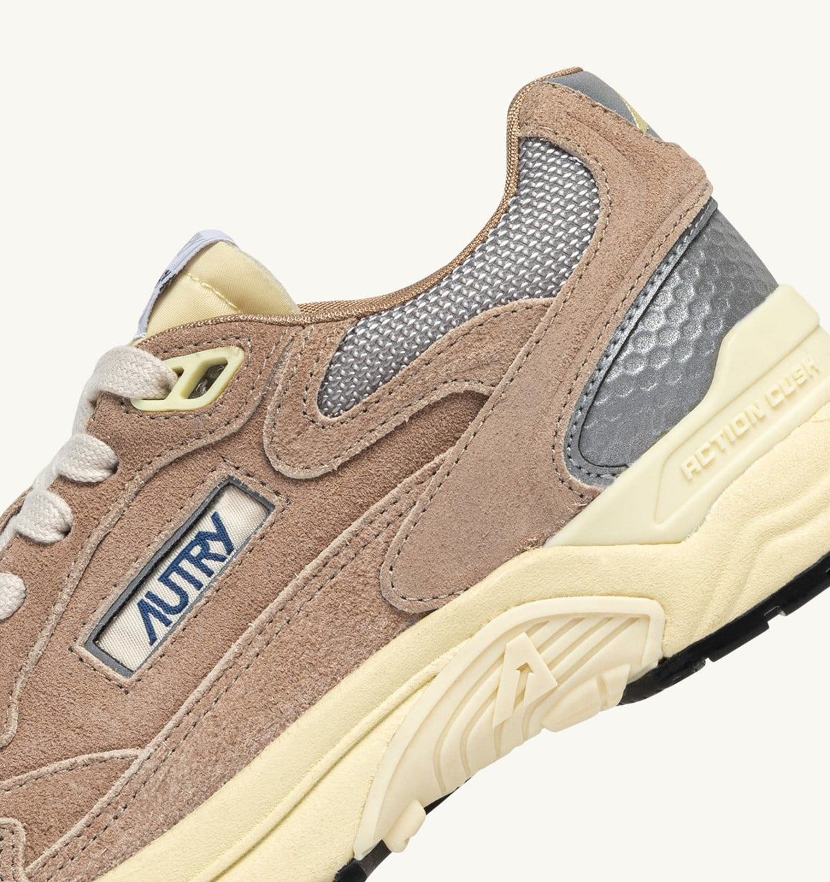 AUTRY HYPERWAY SNEAKERS IN SOUTHERN MOONLIGHT AND SILVER MESH AND SUEDE