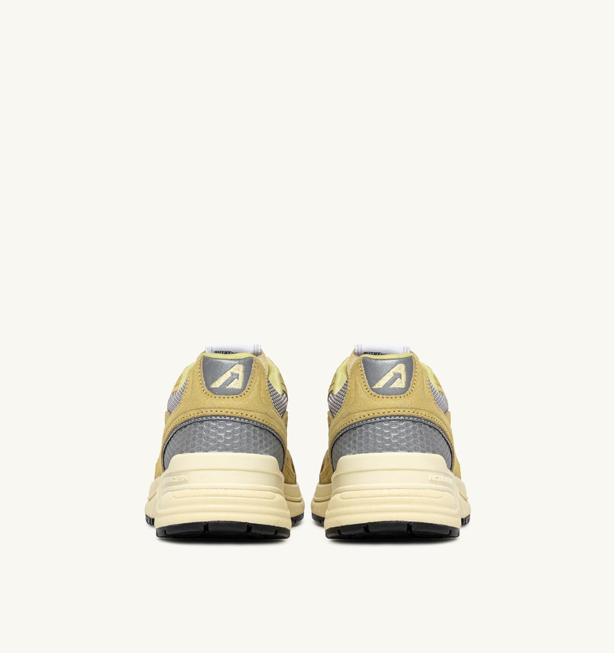 AUTRY HYPERWAY SNEAKERS IN SOUTHERN MOSS AND SILVER MESH AND SUEDE