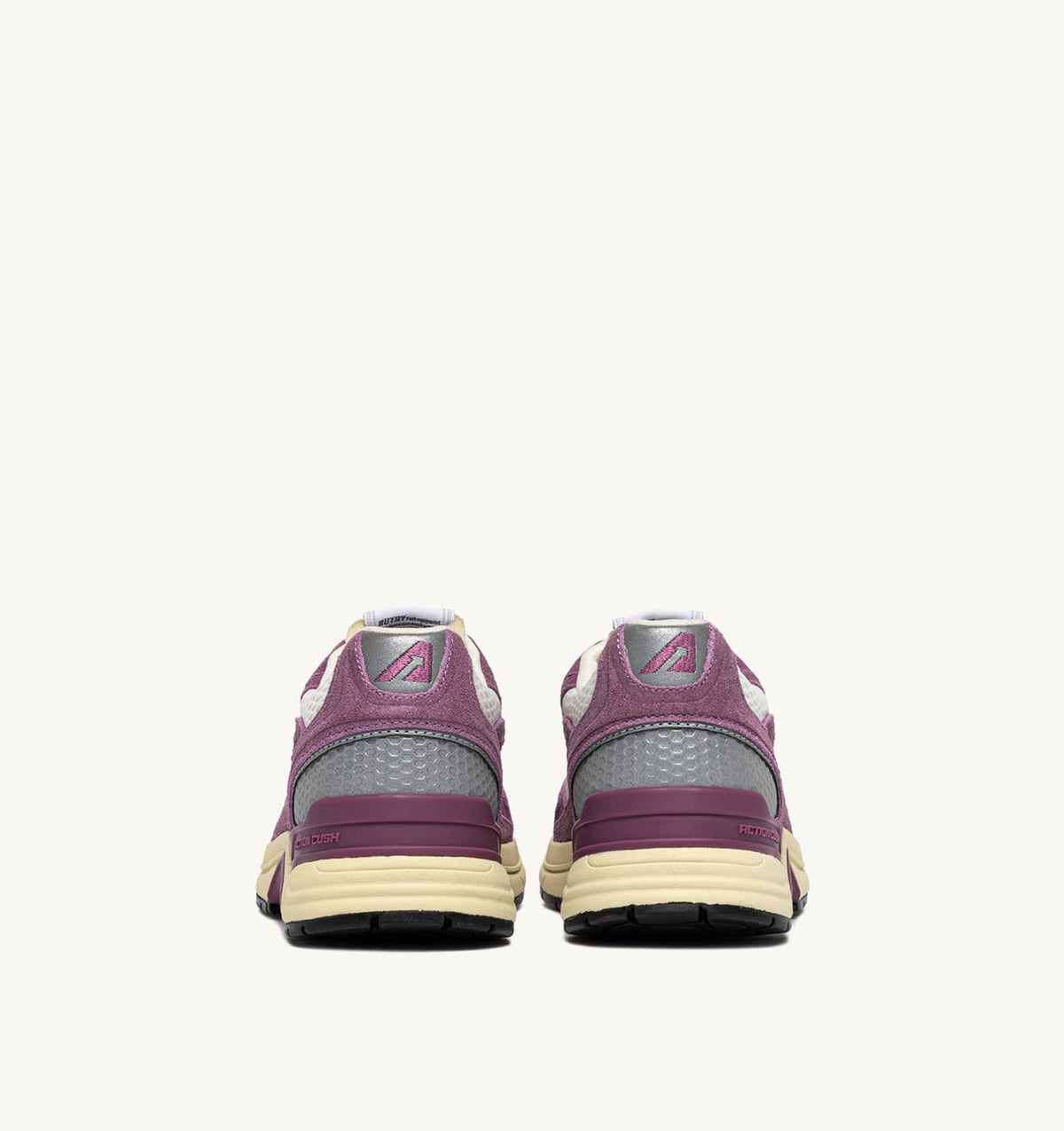 AUTRY HYPERWAY SNEAKERS IN SAND AND FIRENZE MESH AND SUEDE