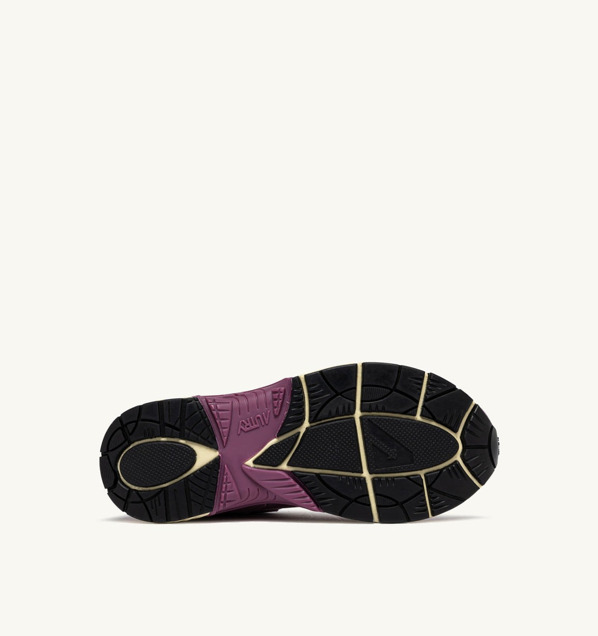 AUTRY HYPERWAY SNEAKERS IN SAND AND FIRENZE MESH AND SUEDE