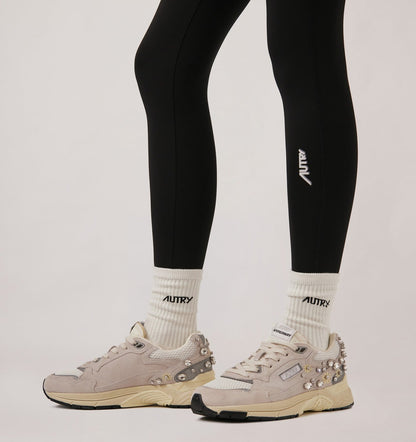 AUTRY HYPERWAY SNEAKERS IN WHITE WITH DETAILS MESH AND SUEDE