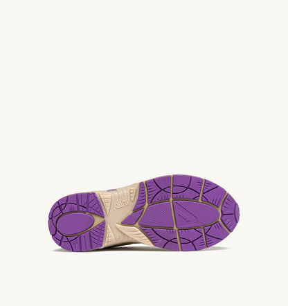 AUTRY HYPERWAY SNEAKERS IN STRAW AND ORCHID HUST MESH AND SUEDE