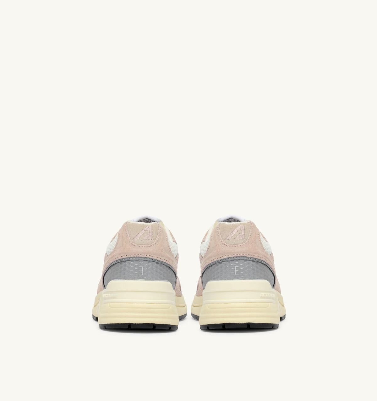 AUTRY HYPERWAY SNEAKERS IN SILK AND MARSHMALLOW MESH AND SUEDE
