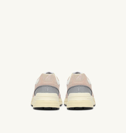 AUTRY HYPERWAY SNEAKERS IN SILK AND MARSHMALLOW MESH AND SUEDE