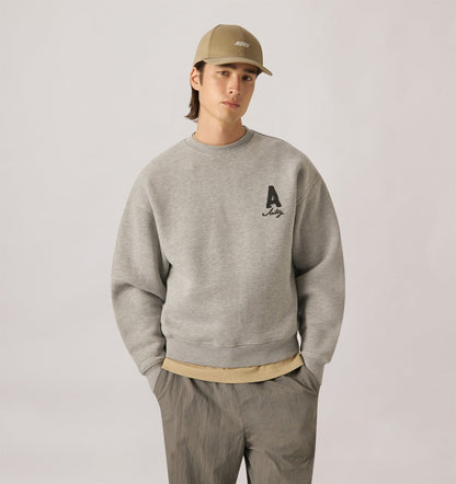 AUTRY HERITAGE SWEATSHIRT WITH WASHED EFFECT UNISEX