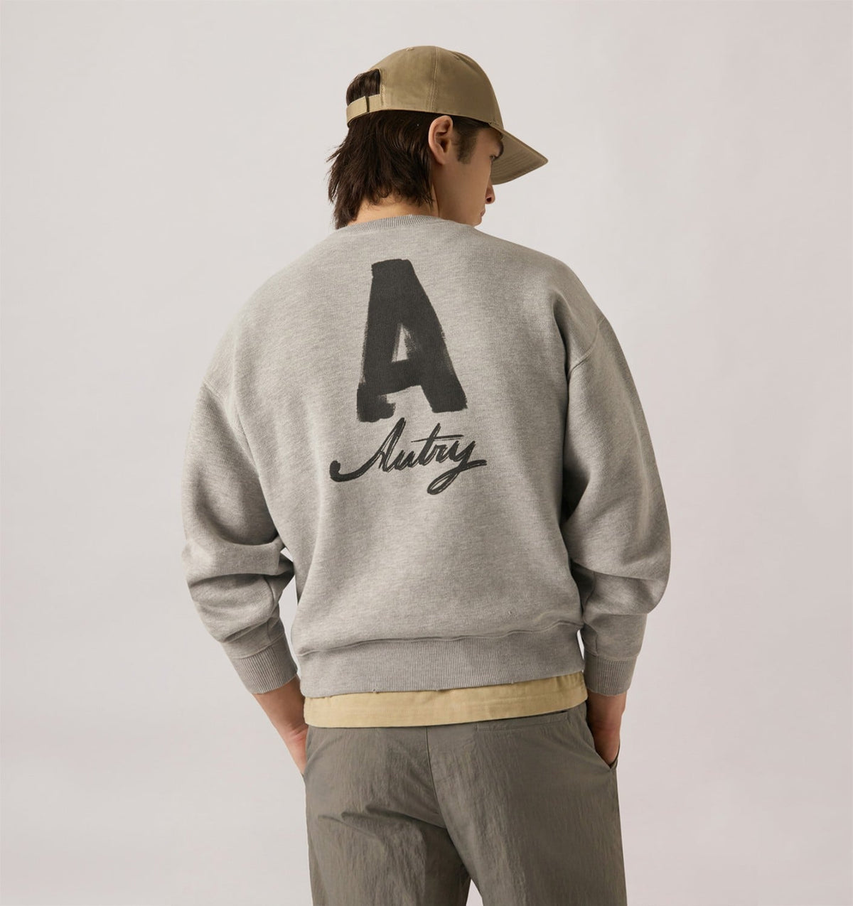 AUTRY HERITAGE SWEATSHIRT WITH WASHED EFFECT UNISEX