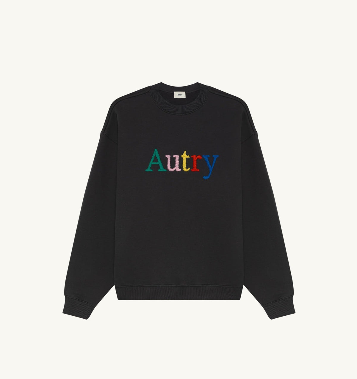 AUTRY SWEATSHIRT WITH MULTICOLOR LOGO UNISEX