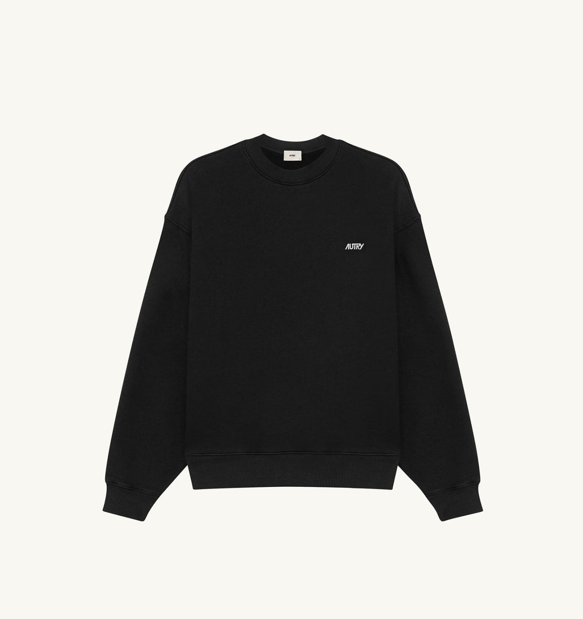 AUTRY CREWNECK SWEATSHIRT WITH EMBROIDERED LOGO FOR WOMAN