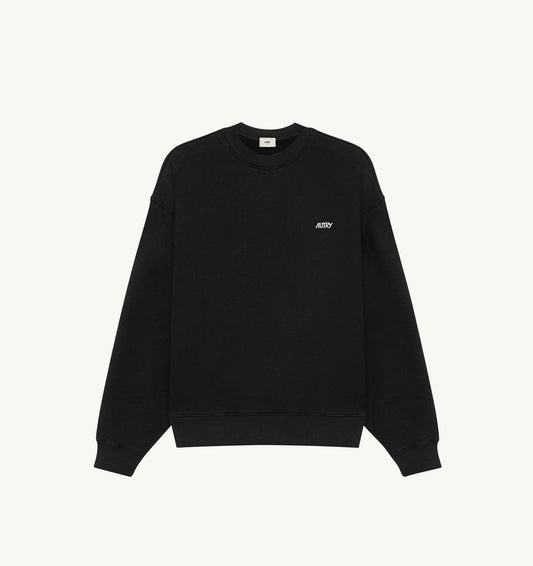 AUTRY CREWNECK SWEATSHIRT WITH EMBROIDERED LOGO FOR WOMAN