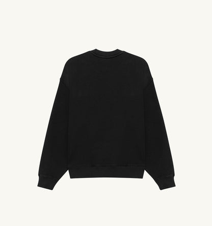 AUTRY CREWNECK SWEATSHIRT WITH EMBROIDERED LOGO FOR WOMAN