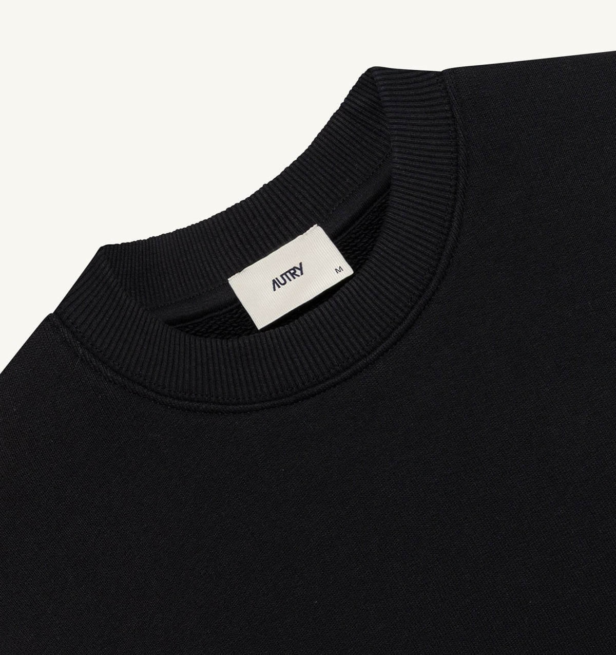 AUTRY CREWNECK SWEATSHIRT WITH EMBROIDERED LOGO FOR WOMAN