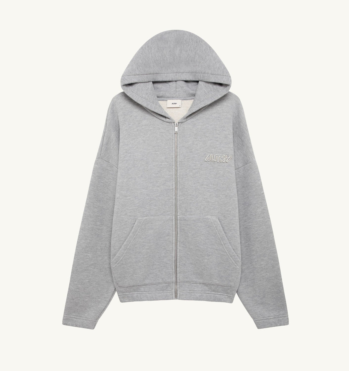 AUTRY TONAL LOGO FULL ZIP HOODIE UNISEX