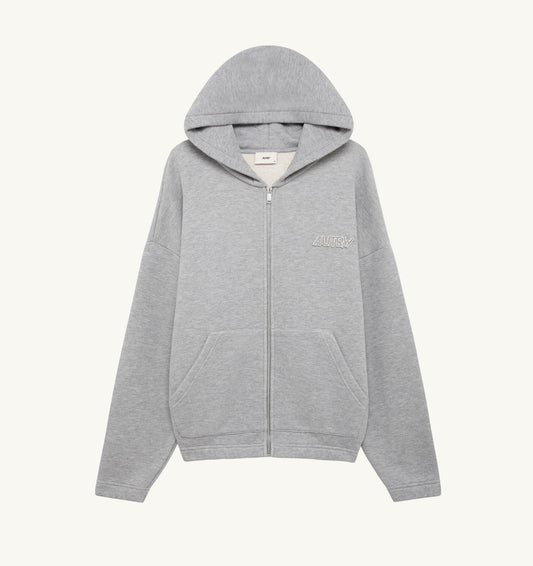 AUTRY TONAL LOGO FULL ZIP HOODIE UNISEX