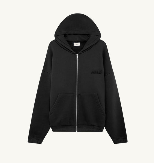 AUTRY TONAL LOGO FULL ZIP HOODIE UNISEX