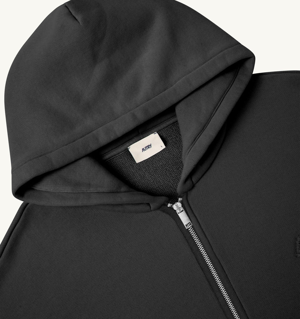 AUTRY TONAL LOGO FULL ZIP HOODIE UNISEX