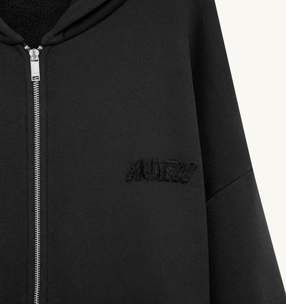 AUTRY TONAL LOGO FULL ZIP HOODIE UNISEX
