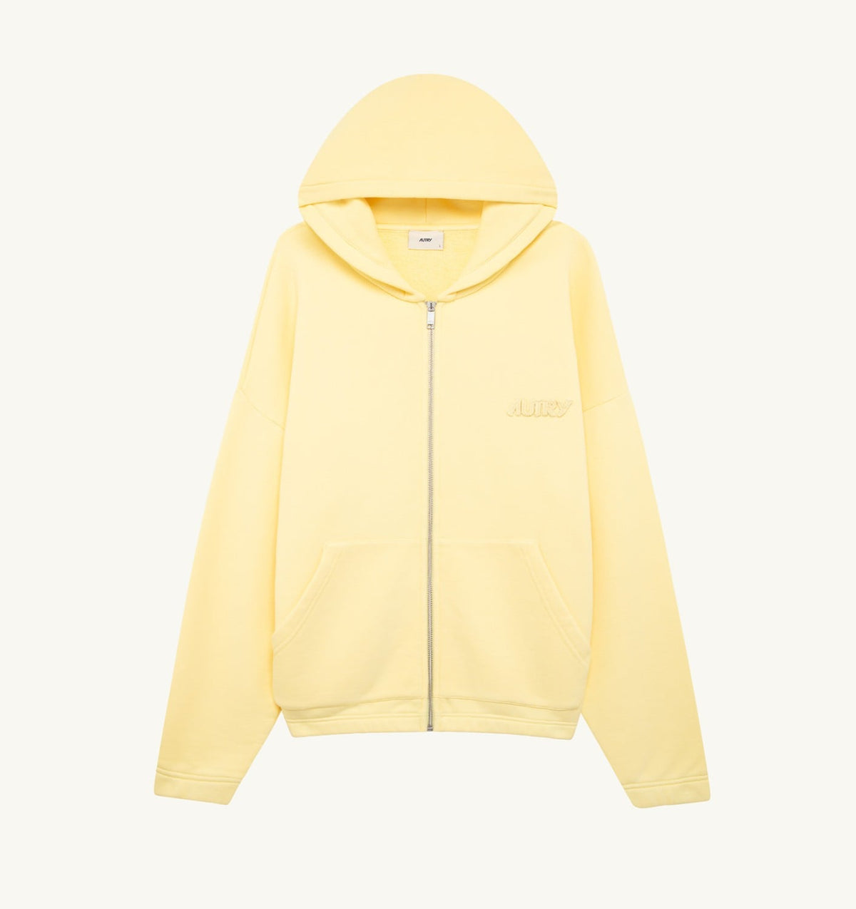 AUTRY TONAL LOGO FULL ZIP HOODIE UNISEX