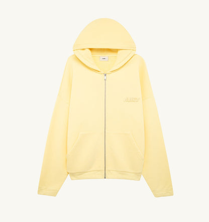 AUTRY TONAL LOGO FULL ZIP HOODIE UNISEX