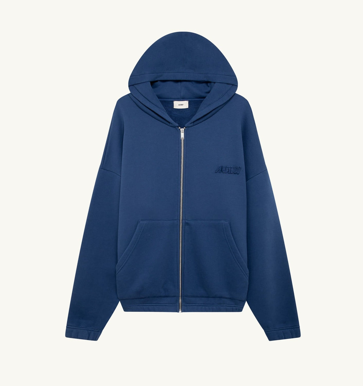 AUTRY TONAL LOGO FULL ZIP HOODIE UNISEX
