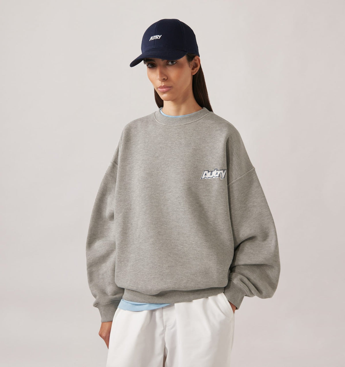 AUTRY DOUBLE LOGO SWEATSHIRT UNISEX